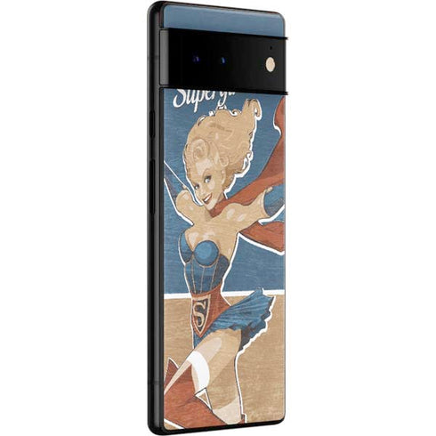 DC Comics Bombshells Supergirl Google Pixel 6 Pro Skin